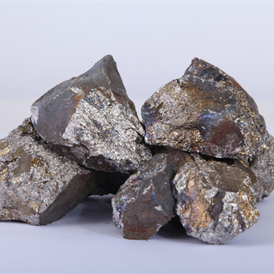 Perak Abu-abu Ferro Titanium Benjolan Logam Ferrotitanium 70