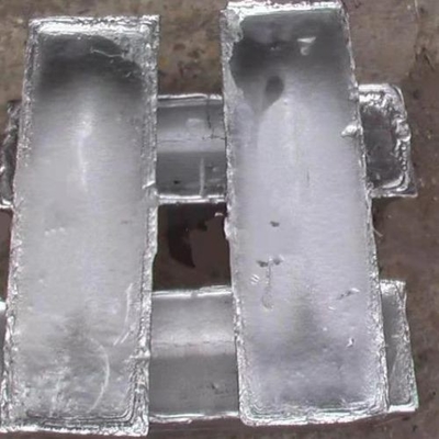 Ketahanan Korosi Bright Silver Magnesium Ingot 99,98% Untuk Fire Hydrant