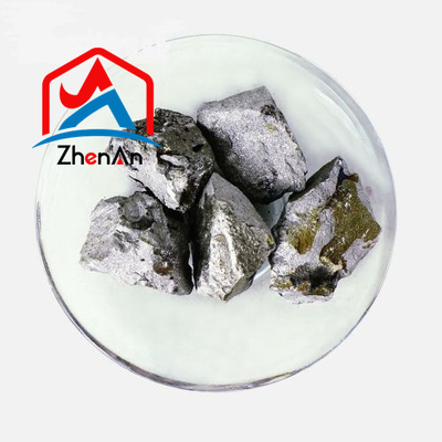 Abu-abu gelap 50-100mm Ferroalloys Metal Dia 3x3mm Blok