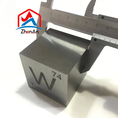 Kepadatan Tinggi Tungsten murni kubus Volume kecil