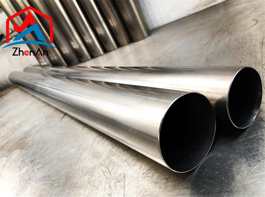 Gr1 Gr2 Gr5 Produk Titanium Tabung Bulat Kemurnian Tinggi