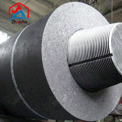 Grafit Elektrode UHP/HP/RP Dia 350mm Grafit Elektrode Dengan Puting Untuk Lf Atau Eaf