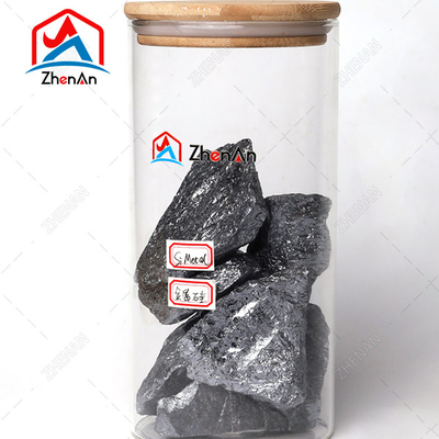 1-3mm 99,9999% Si silikon kelas optik Granul logam