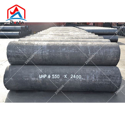 100-750mm UHP HP RP Grafit Elektrode Korosi Ketahanan untuk Eaf Lf Oven