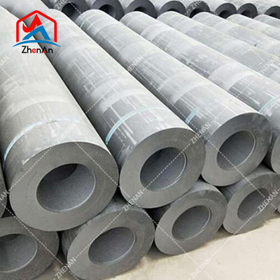 Tungku busur listrik RP Hp UHP 600mm elektroda grafit Konduktivitas tinggi