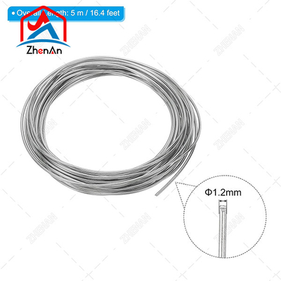99.995% Konduktivitas Listrik Baik murni 1,2 mm 1,6 mm Zinc Wire untuk Arc Spray Machine