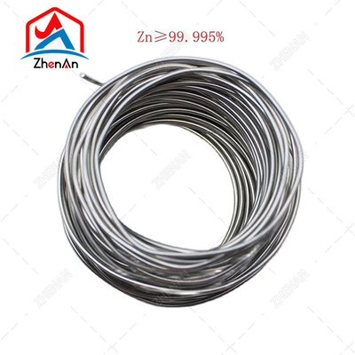 Perak ukuran kustomisasi Galvanized Zinc Wire 99,995%