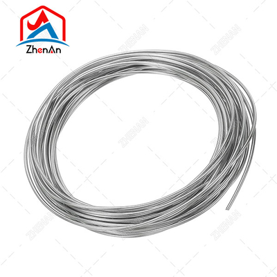 Perak ukuran kustomisasi Galvanized Zinc Wire 99,995%