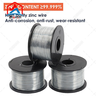 Zinc Wire Untuk Film Kondensator Metal Spraying Flame Arc Spray Customization Dasar