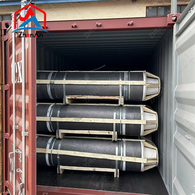 Produk Grafit Karbon Elektrode UHP/HP/RP Dia 350mm Grafit Elektrode Dengan Puting Untuk Lf Atau Eaf