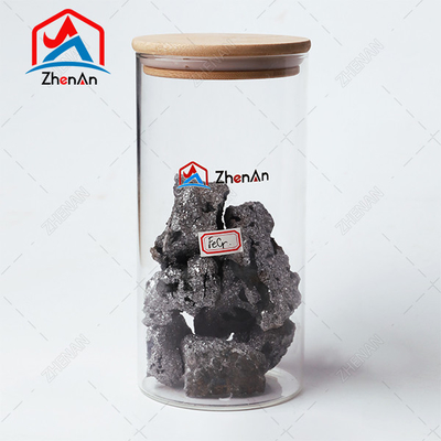 Ferro Chrome 60 Berkarbon Rendah Ukuran 10-50mm FeCr 60 C 0,5% Max Untuk Produksi Karbon Ferro Chrome