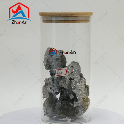 Ferrochrome Karbon Tinggi Untuk Tungku Listrik Silver Grey Komponen Pengolahan Baja