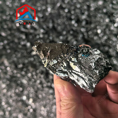 Fe Vanadium 60 Grade Briquette Dark Grey Digunakan dalam pembuatan baja rel dan komponen mesin berat