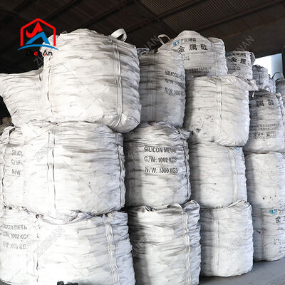 Logam silikon kemurnian tinggi dengan ukuran partikel yang terkontrol dan konsistensi batch untuk pembuatan baja dan elektronik