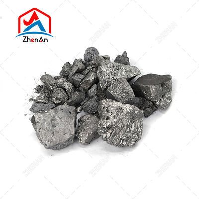 FeSi 55 paduan ferrosilikon kemurnian tinggi dengan 55 ∼ 75% Si untuk deoksidasi pembuatan baja dalam 10 ∼ 50 mm Granules