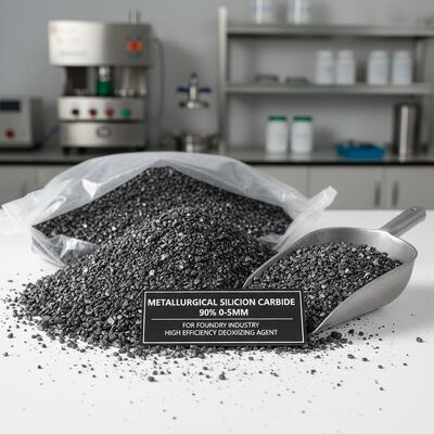 Agen Deoksidasi Efisiensi Tinggi Karbida Silikon Kemurnian 90% 0-5mm untuk Industri Pengecoran