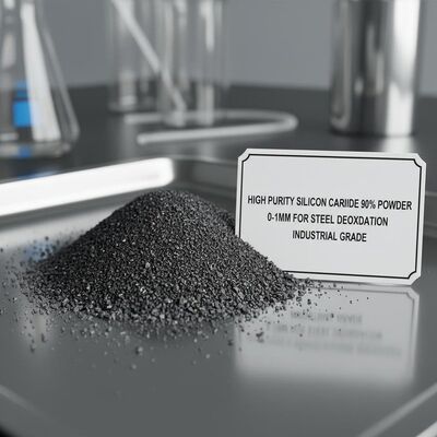 Bubuk Silikon Karbida Kemurnian Tinggi 90% 0-1mm untuk Deoksidasi Baja Kelas Industri