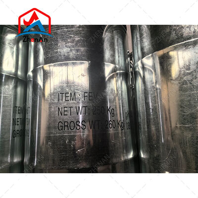 Paduan Vanadium Besi untuk Pembuangan Baja FeV50 FeV70 Kekuatan Tinggi ketahanan aus dan Kinerja Metallurgical