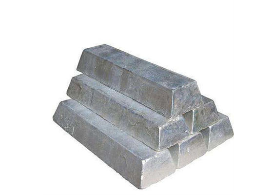 99,8% Magnesium Metal Ingot 12kg Pengurangan Magnesium Ingot yang Relatif Kuat