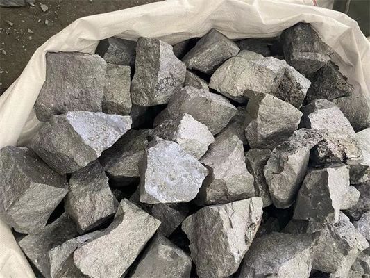 Paduan Ferro Silicium Abu-abu Karbon Rendah 34% Fe FeSi 65 Si Alloy