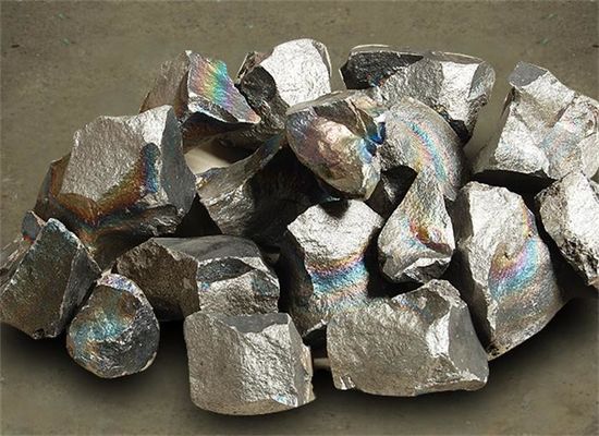 FeMn 75% Karbon Tinggi Ferro Mangan 100mm Fe Mn Alloy