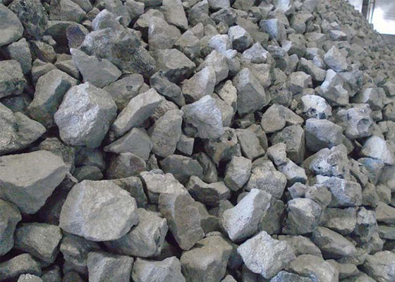 Silver Grey Carbon Ferro Chrome 63-68% Meningkatkan Ketahanan Aus Baja