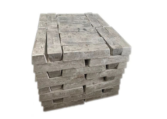 99.5% Magnesium Metal Ingot 1 Ton Paket Memiliki Kekuatan Yang Luar Biasa Ringan Dan Tahan Korosi