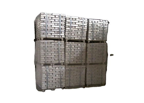 99,8% Magnesium Metal Ingot 12kg Pengurangan Magnesium Ingot yang Relatif Kuat